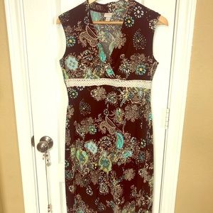 Floral print dress